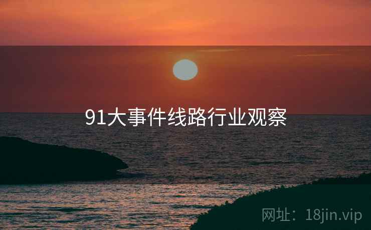 91大事件线路行业观察